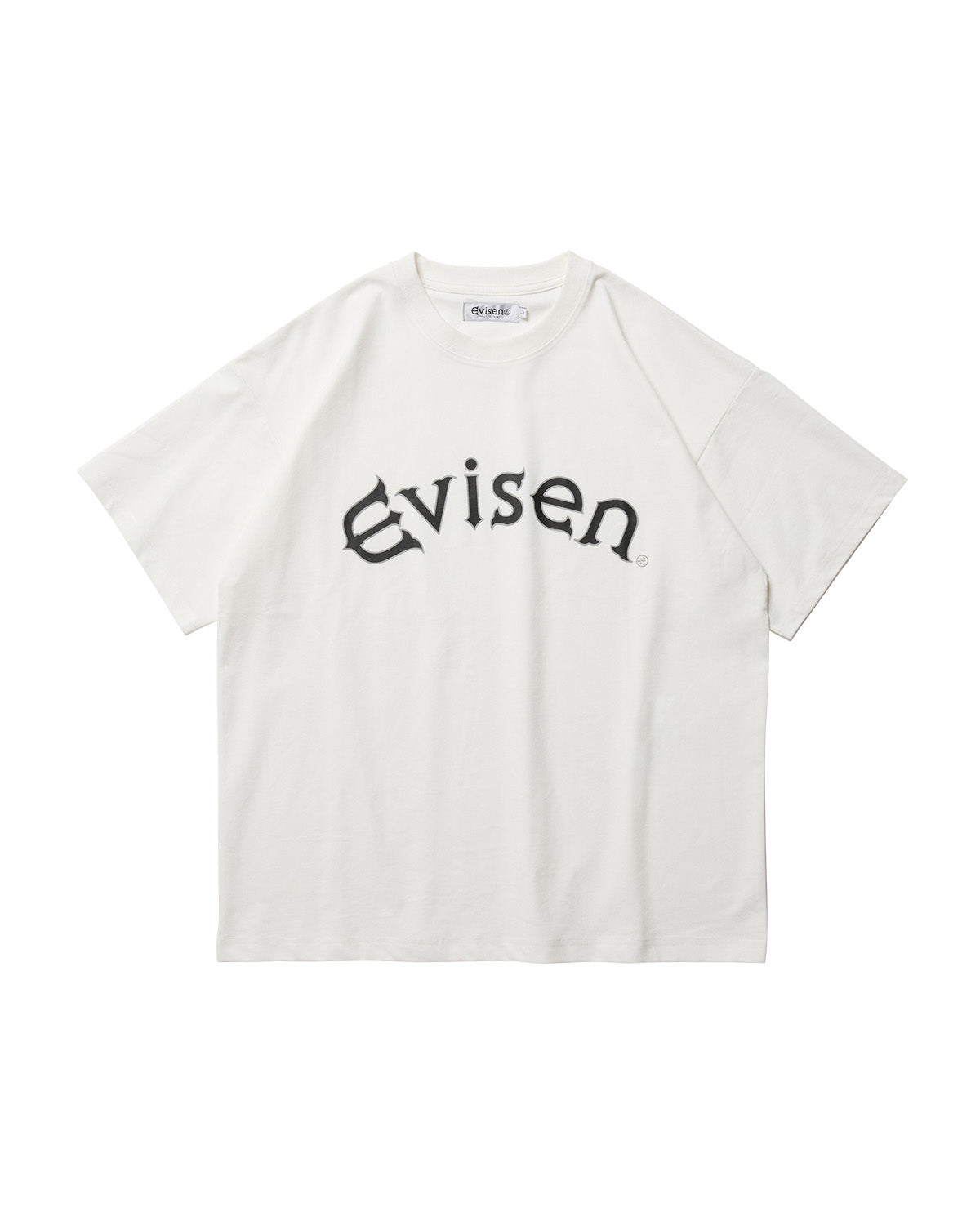 EVISEN Round Logo Tech Tee - White