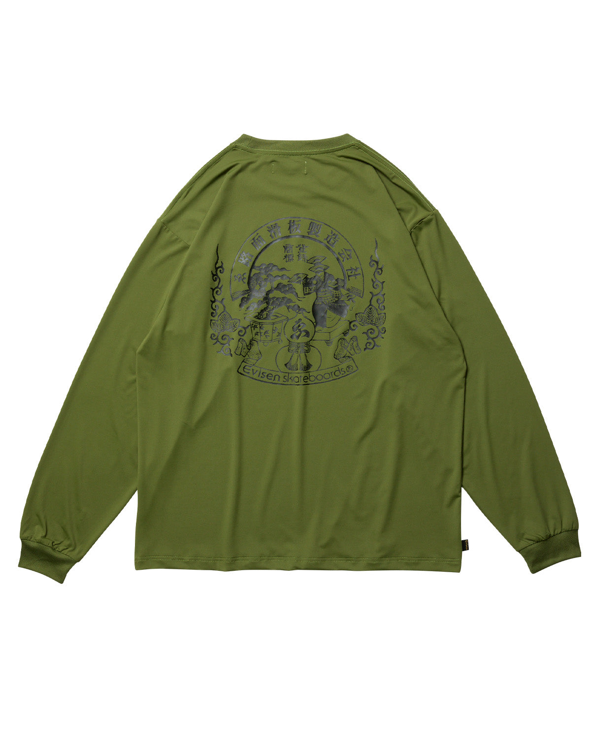EVISEN Emblem Pocket Tech L/S Tee - Forest