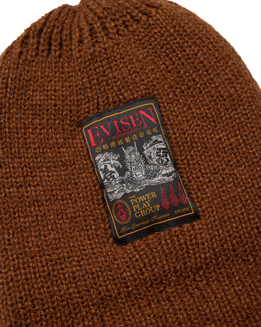EVISEN Dragon Tag Watch Cap - Dark Brown