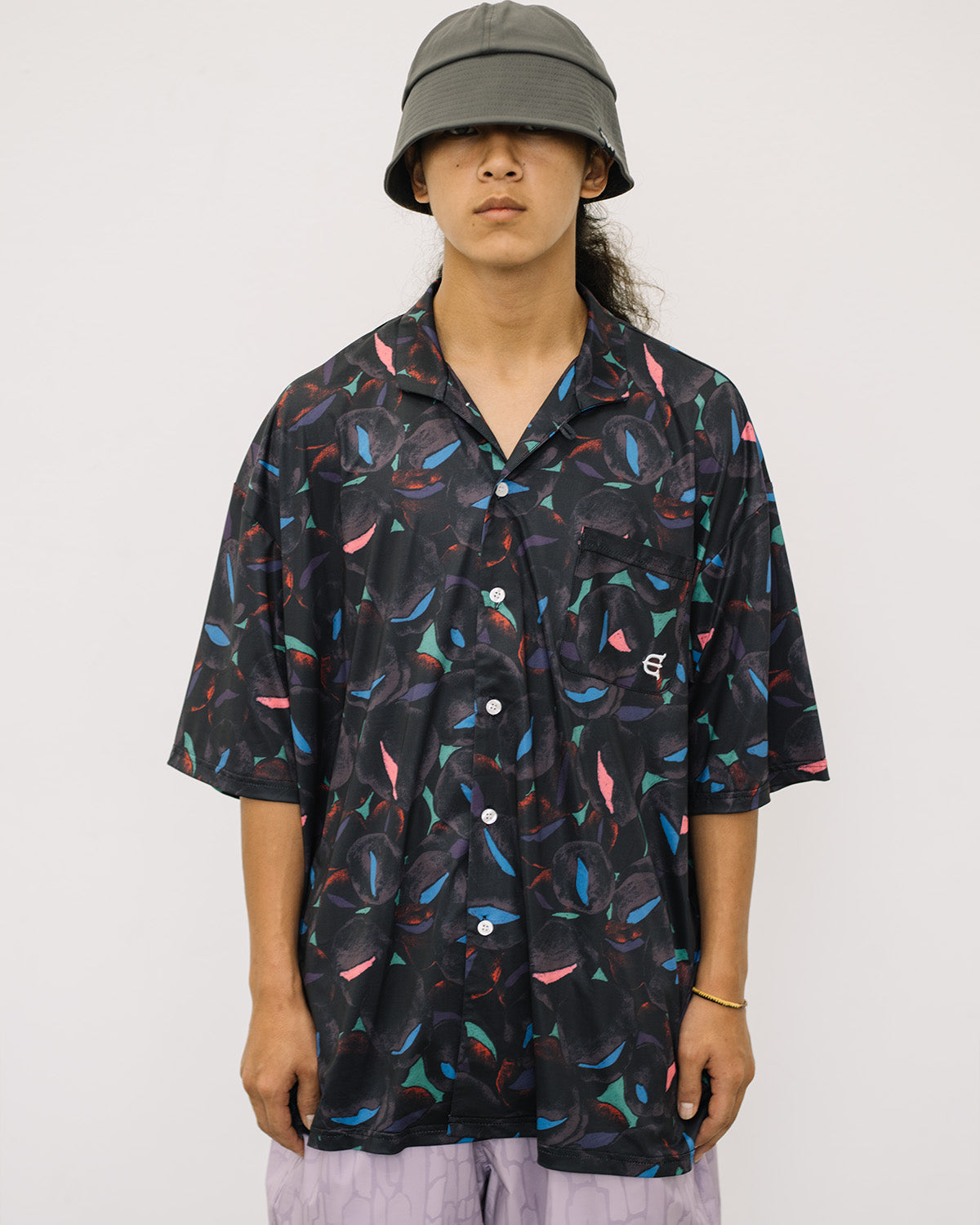 EVISEN Julien Open Shirt - Black