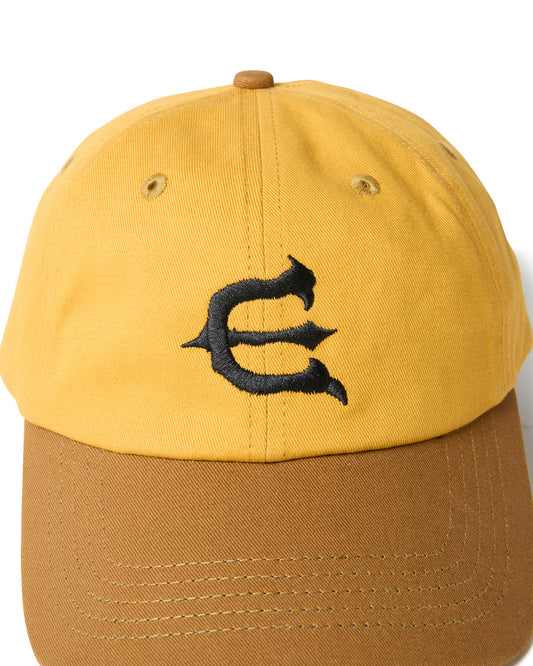 EVISEN One Up 6 Panel Cap - Mustard/Brown