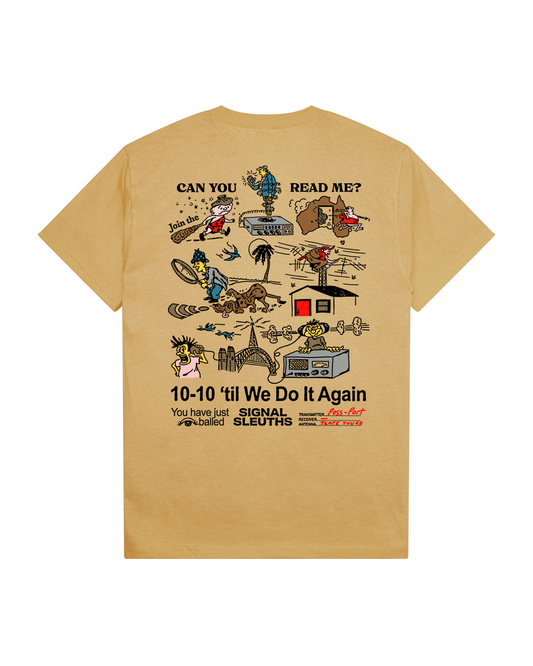 Passport Radio Silence Tee - Barley