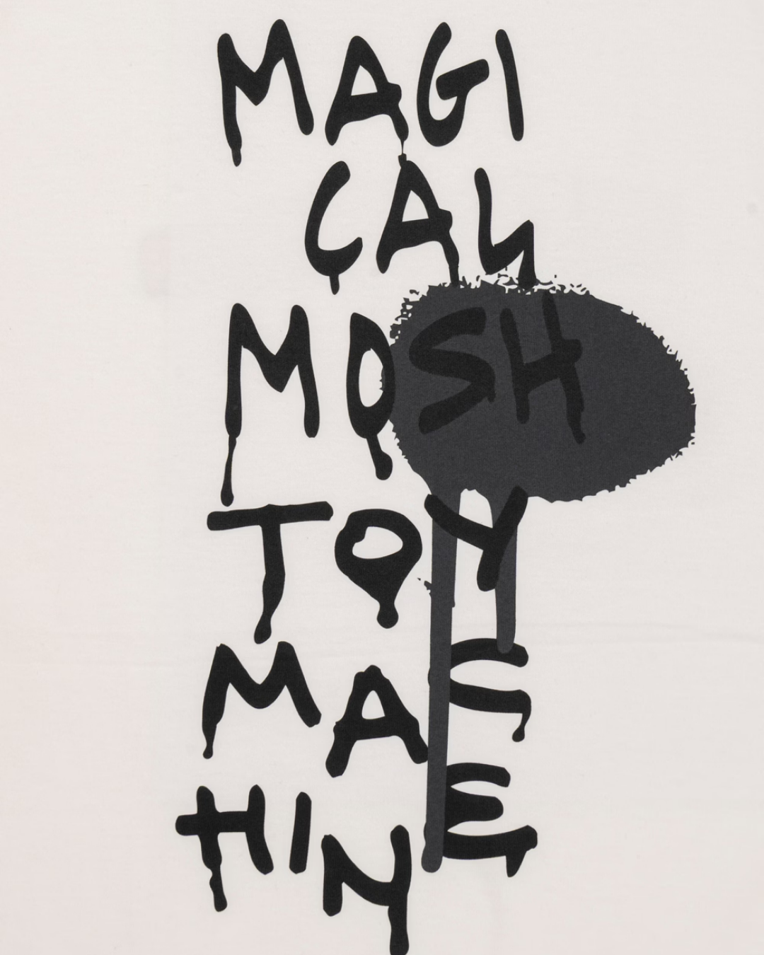 MxMxM x TOY MACHINE "MMM Fist" Tee - White