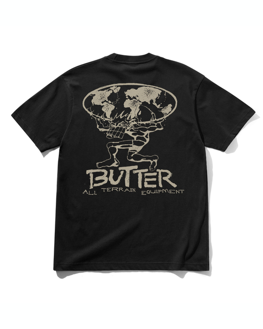 BUTTER GOODS Terrain Tee - Black