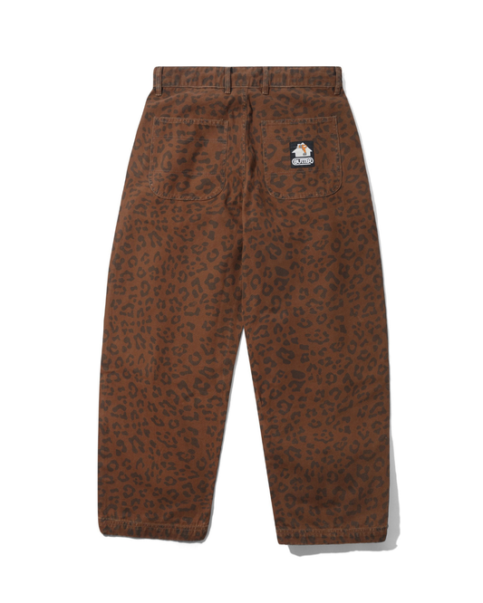 BUTTER GOODS Work Pants - Leopard