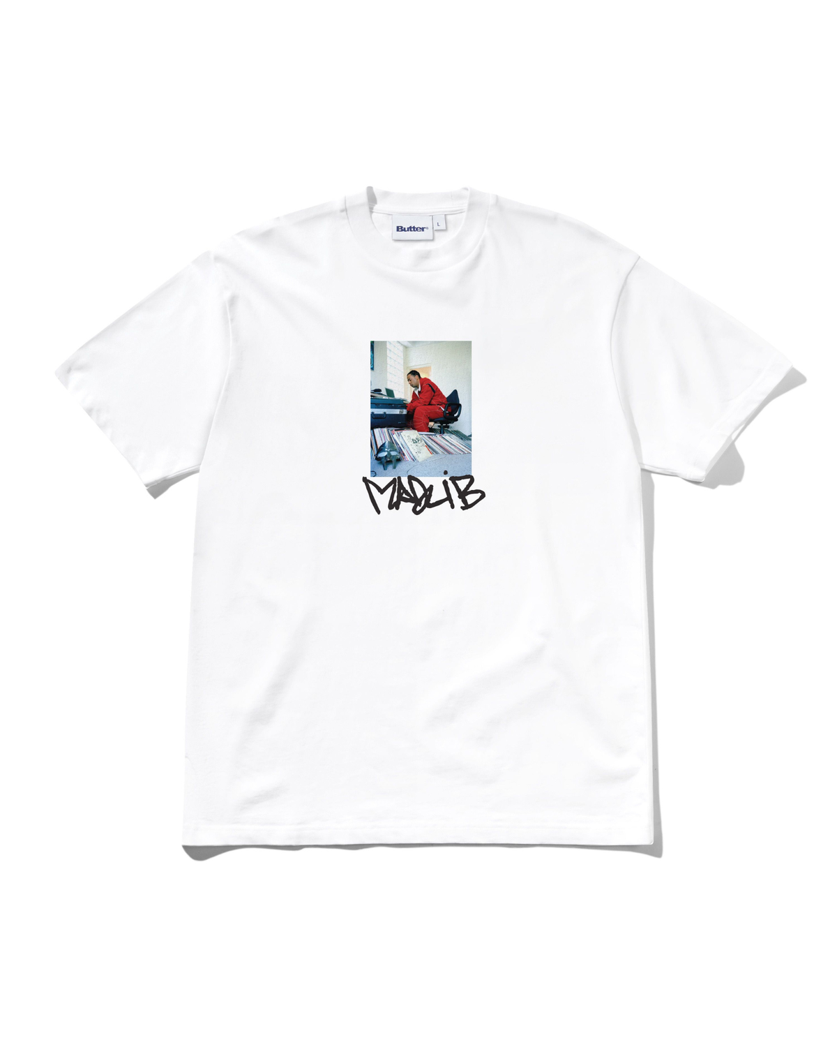 BUTTER GOODS x MADLIB Bomb Shelter Tee - White