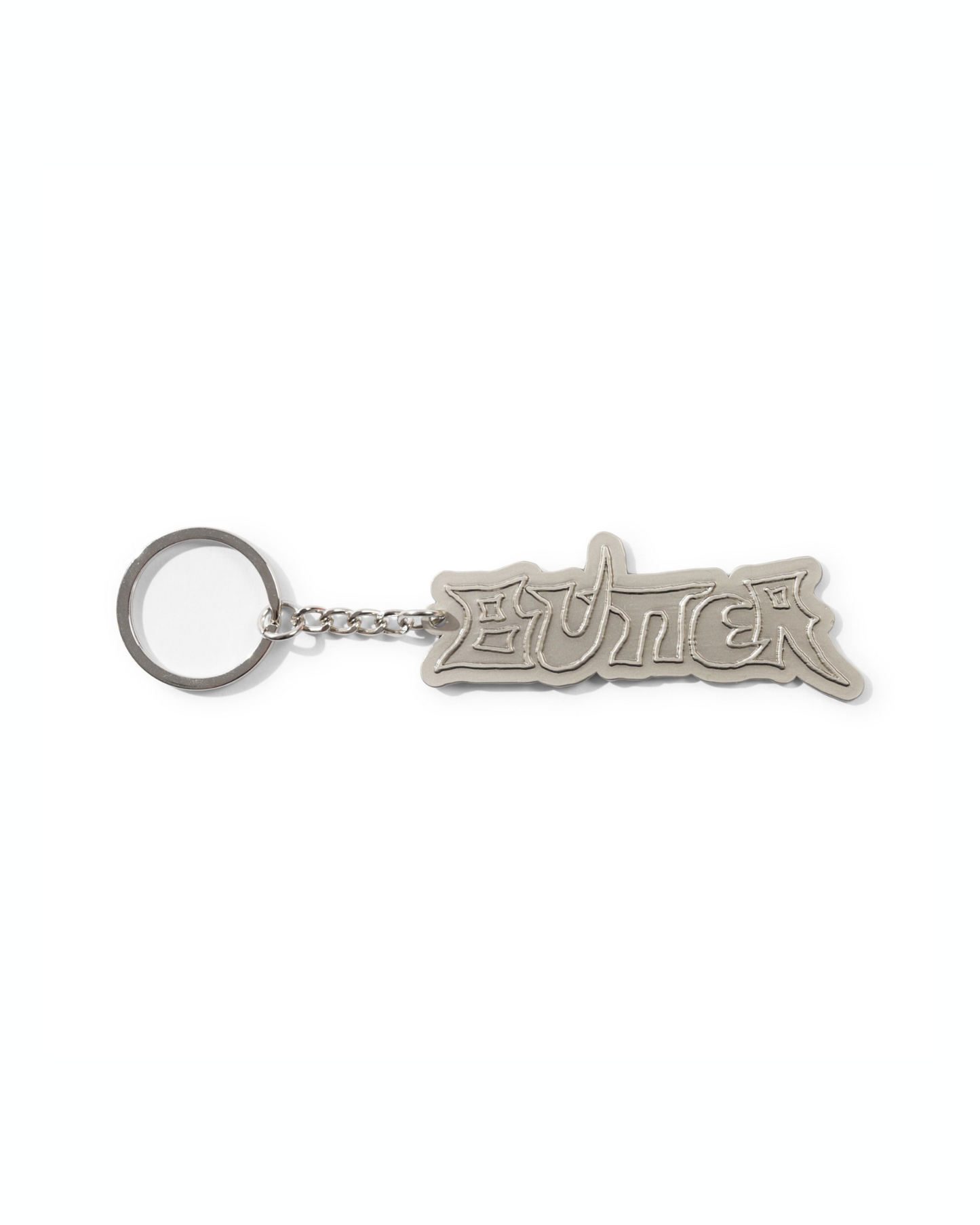 BUTTER GOODS Encounter Metal Key Chain - Silver
