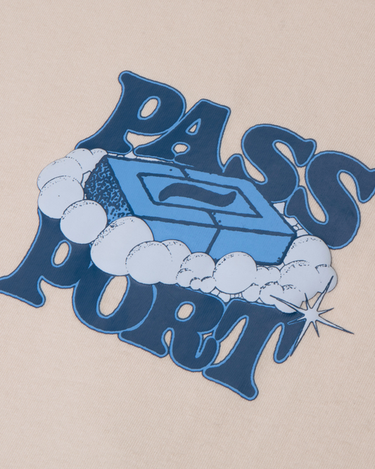 Passport Soap Tee - Natural