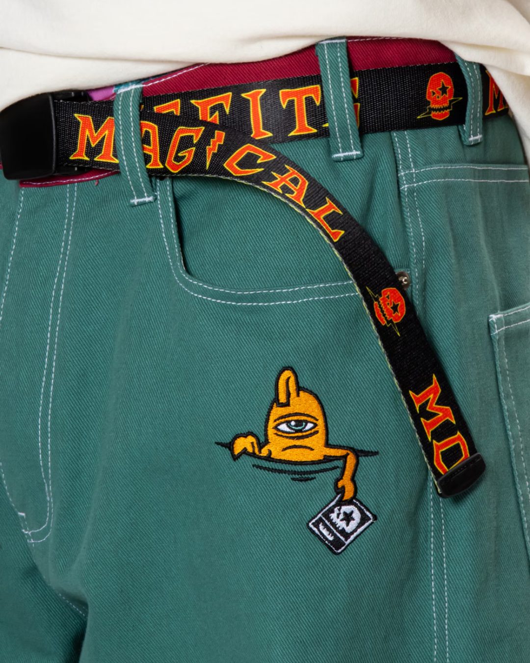 MxMxM Magical Mosh Measure Belt (Reversible) - Purple/Grey