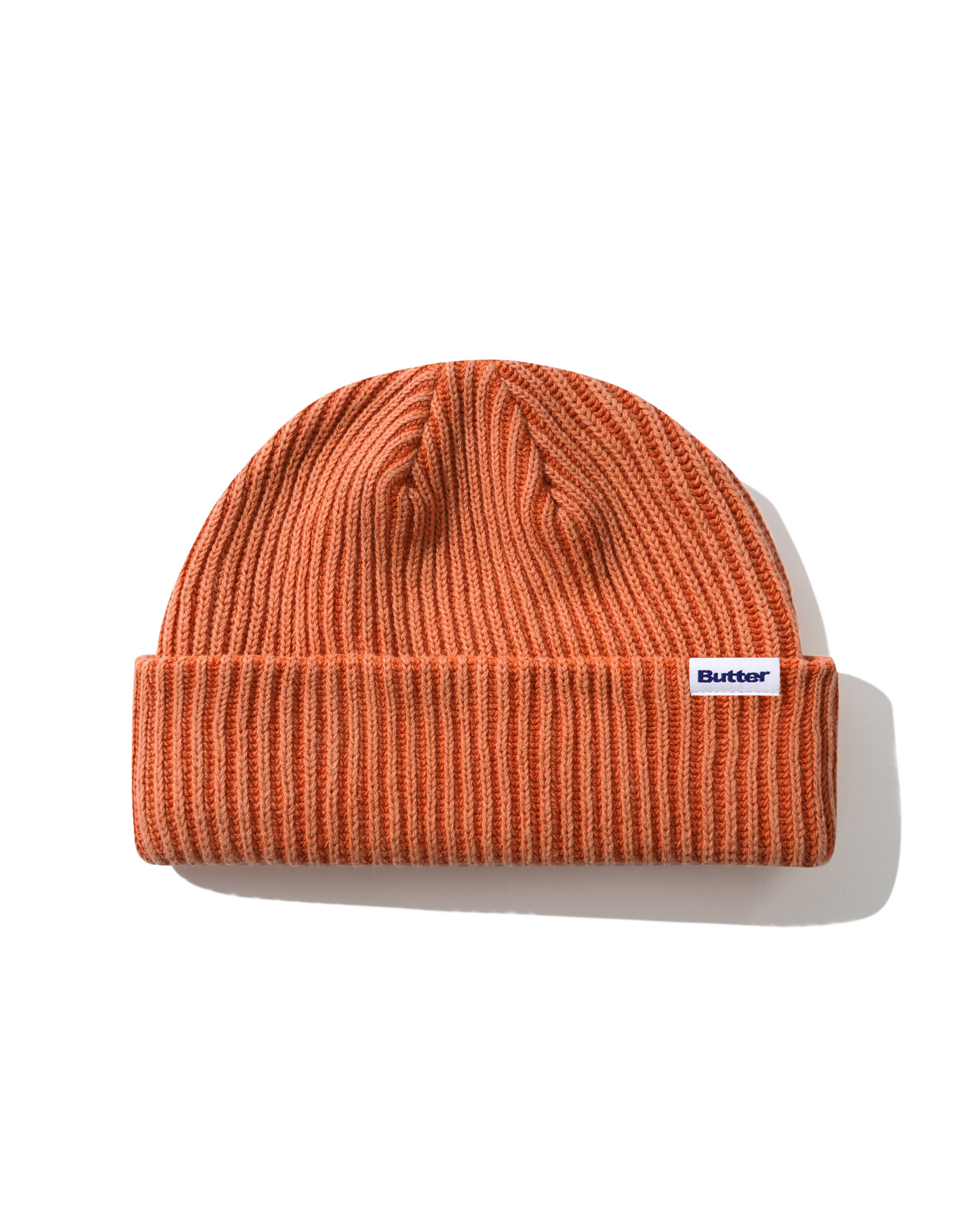 BUTTER GOODS Bleached Wharfie Beanie - Coral