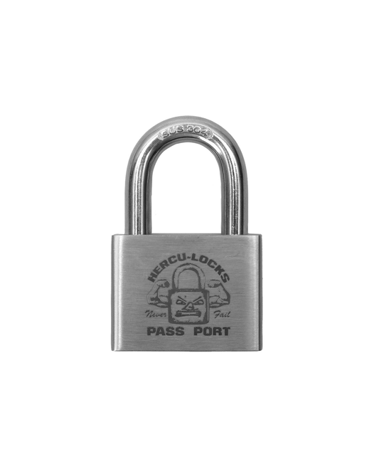 PASSPORT Hercu-Locks Padlock - Brushed Silver