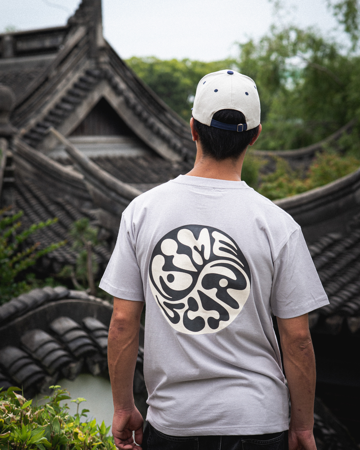 TIMESCAN Yin Yang Tee - Grey
