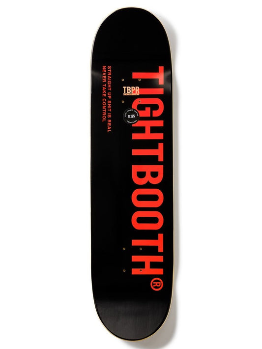 TIGHTBOOTH Logo Orange Deck 8.0"