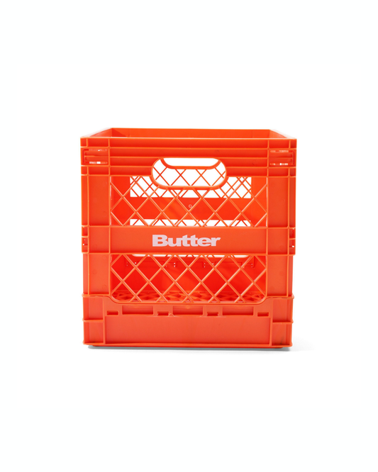 BUTTER GOODS Collapsible Record Crate - Orange