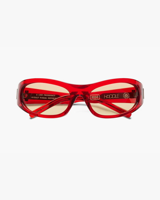 RADIO EYEWEAR | "Prestigio" Hoddle x Radio - Transparent Red / Gradient Fade