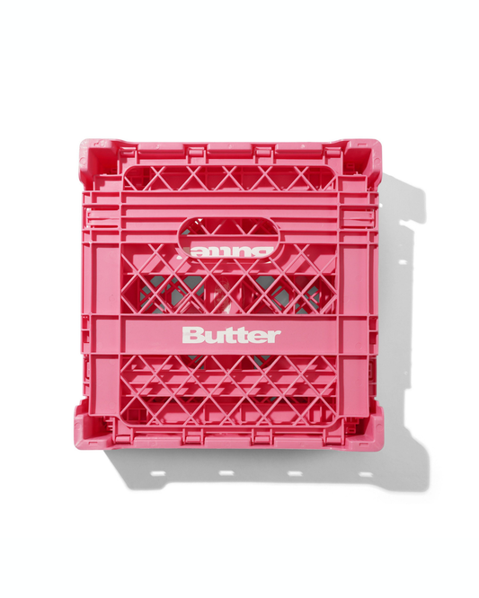 BUTTER GOODS Record Crate - Pink