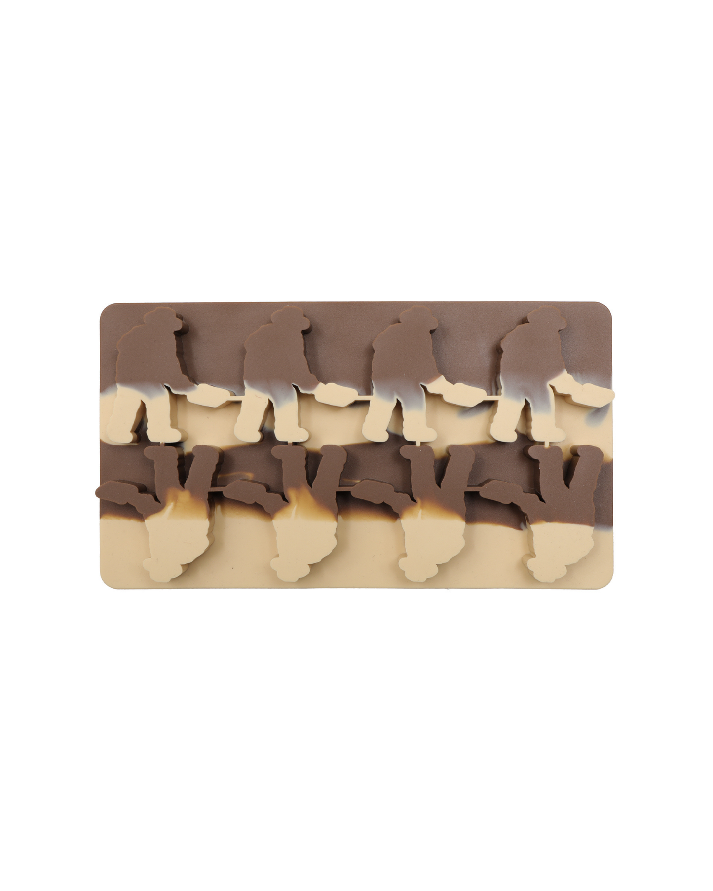 PASSPORT Digger Man Ice Cube Tray - Brown Marble