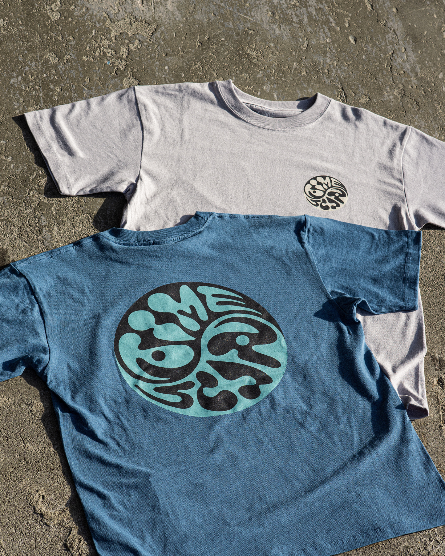 TIMESCAN Yin Yang Tee - Blue