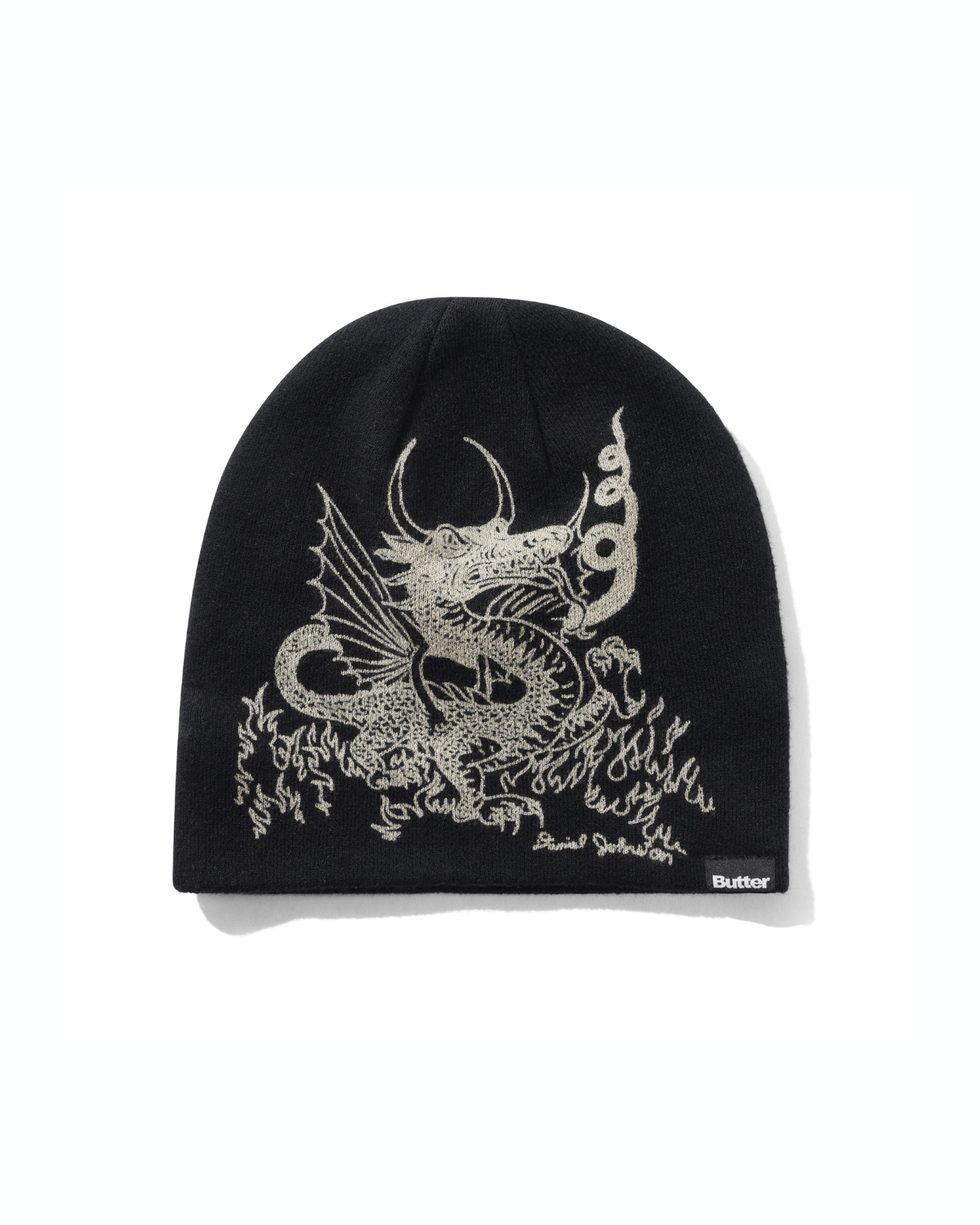 BUTTER GOODS | DANIEL JOHNSTON Dragon Skully Beanie - Black