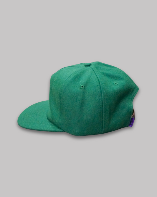 CROOZE League Wool 5-Panel Cap - Kelly Green