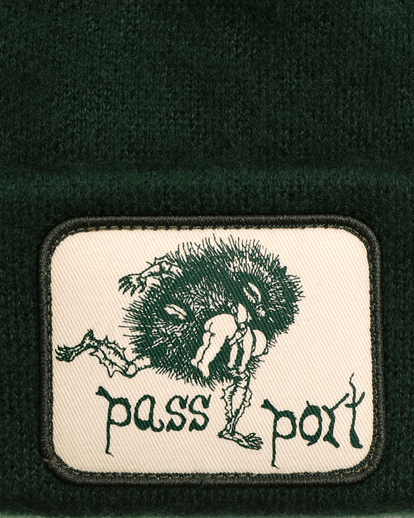 Passport Banksia Mohair Beanie - Dark Forest