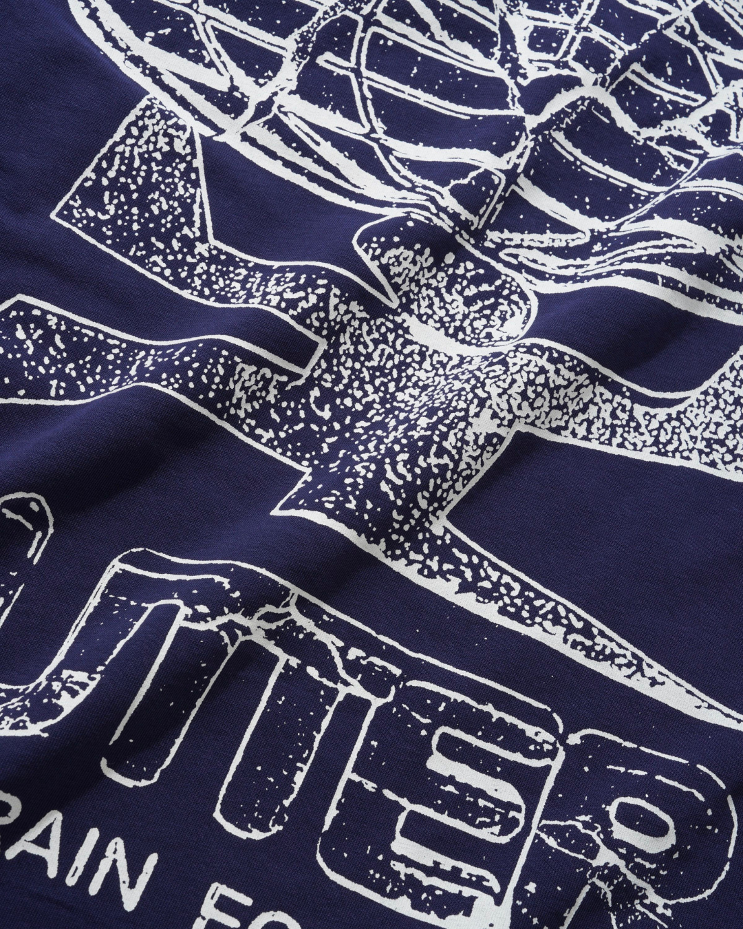 BUTTER GOODS Terrain Tee - Midnight
