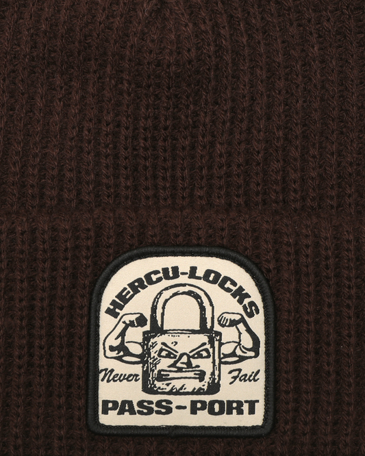 Passport Hercu-Locks Beanie - Dark Choc