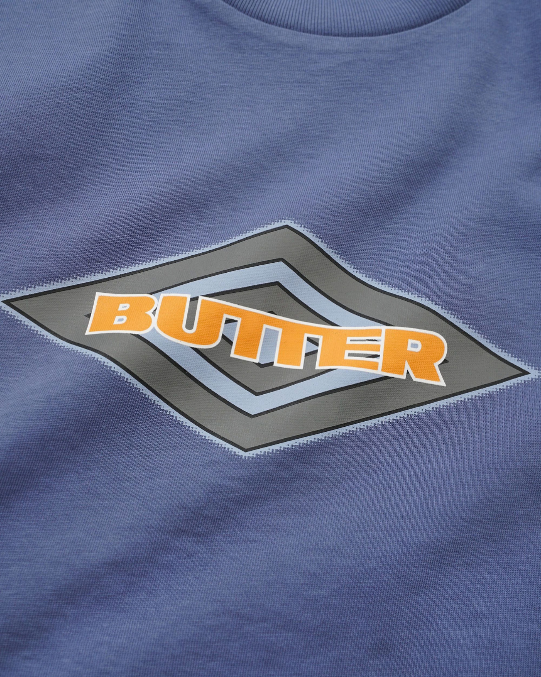 BUTTER GOODS | UMBRO Diamond Logo Tee - Pacific