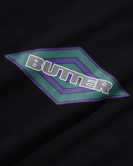 BUTTER GOODS | UMBRO Diamond Logo Tee - Black