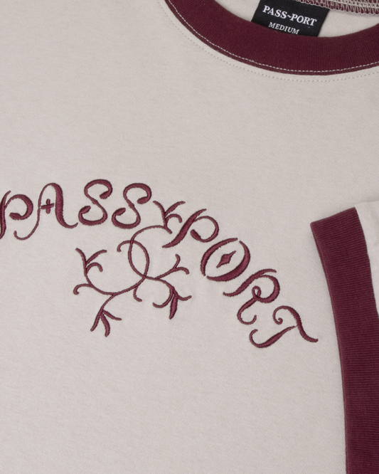 Passport Arthur Ringer Tee - Stone