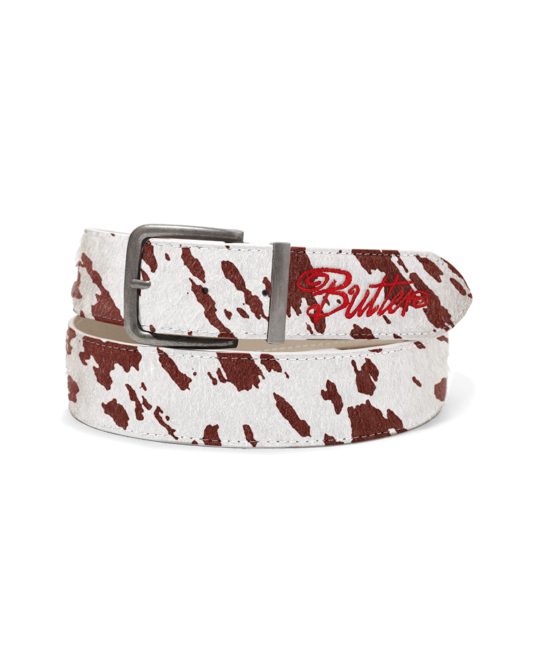 BUTTER GOODS Animal Hide Belt - Cow