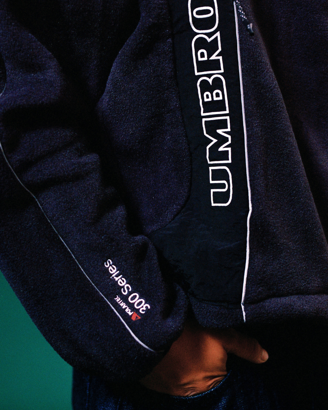 BUTTER GOODS | UMBRO Polartec Zip-Thru Jacket - Black