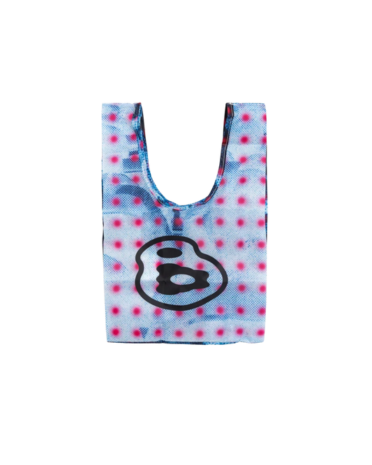 b.Eautiful x LTTT Dots Reusable Bag - Mini (Blue/Pink)