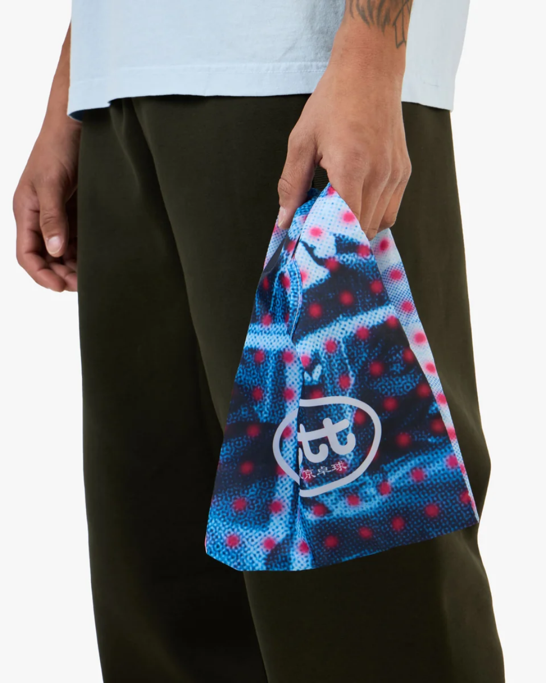 b.Eautiful x LTTT Dots Reusable Bag - Mini (Blue/Pink)
