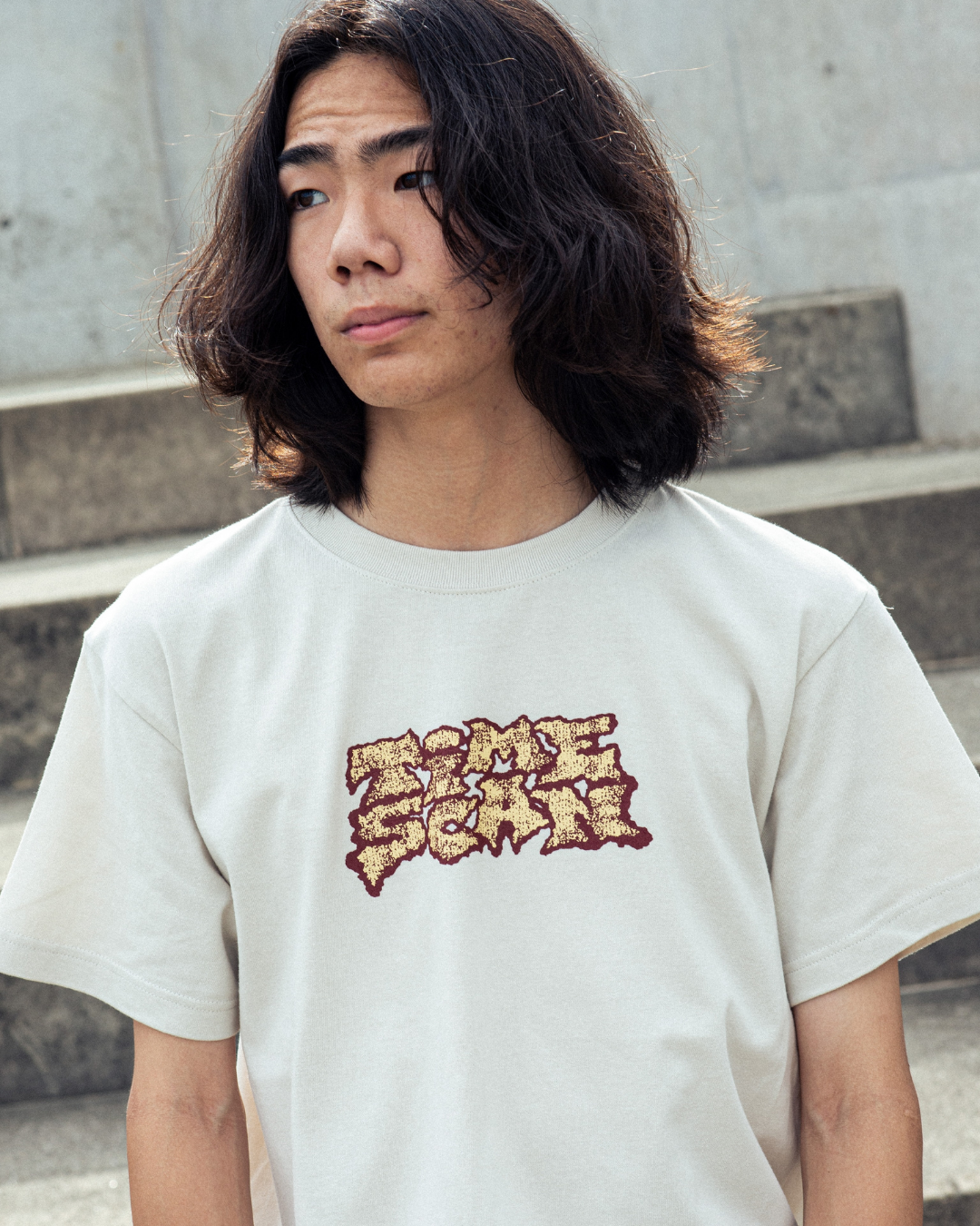TIMESCAN Classic Tag Tee - Off White