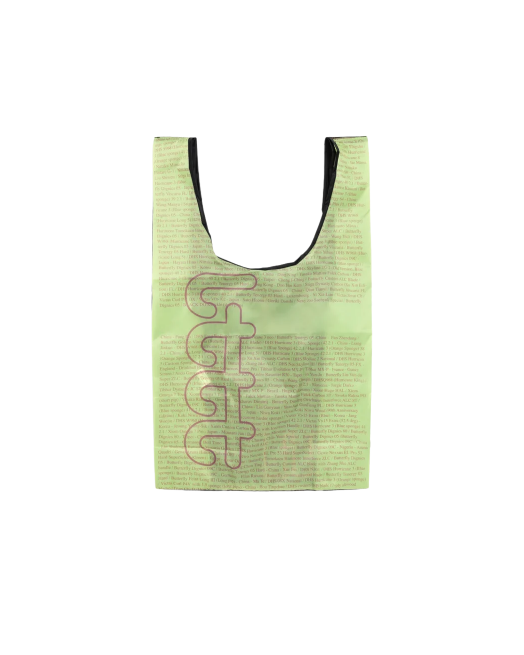 b.Eautiful x LTTT Times Reusable Bag - Standard (Black/Lime)