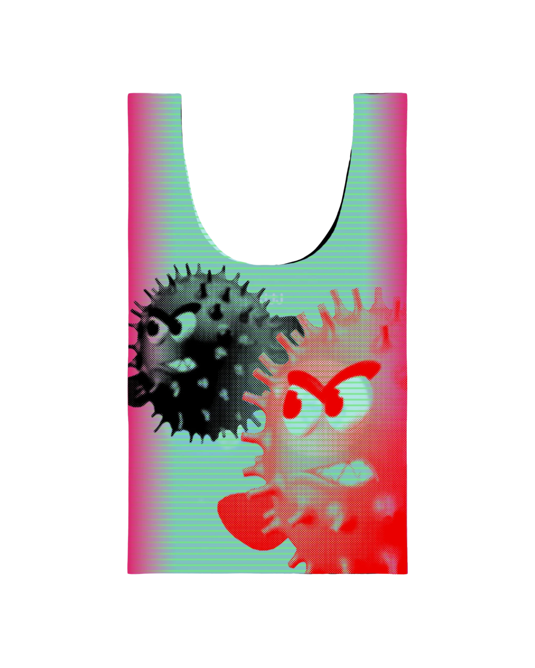 b.Eautiful x LTTT Globe Reusable Bag - XL (Black/Green)