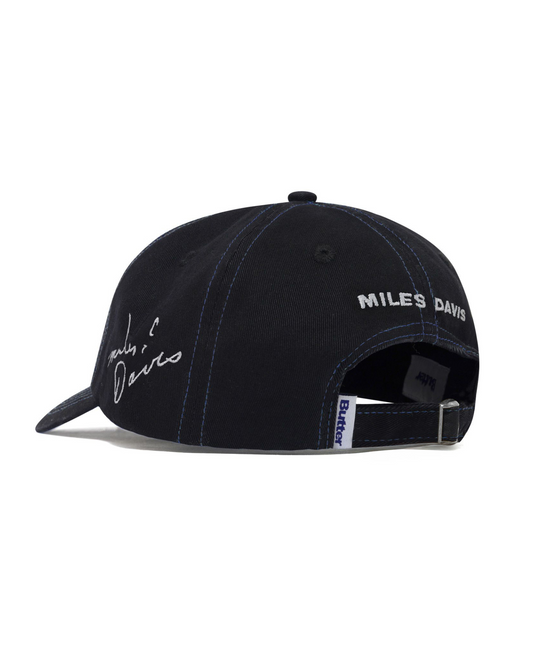 BUTTER GOODS Kind Of Blue 6 Panel Cap - Black