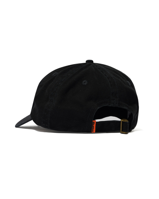 BUTTER GOODS Encounter 6 Panel Cap - Black