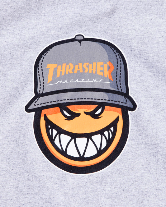 THRASHER x Spitfire SF Loc Tee - Sport Grey