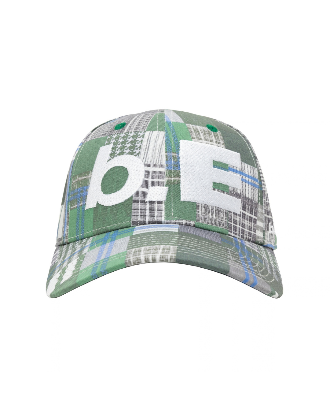 b.Eautiful b.E Hat - Green Mix Checker