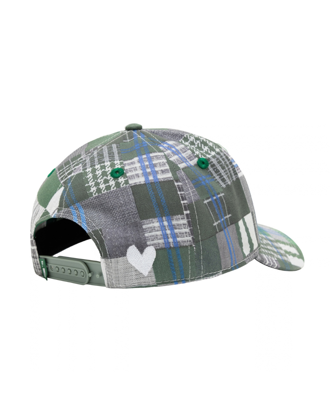 b.Eautiful b.E Hat - Green Mix Checker