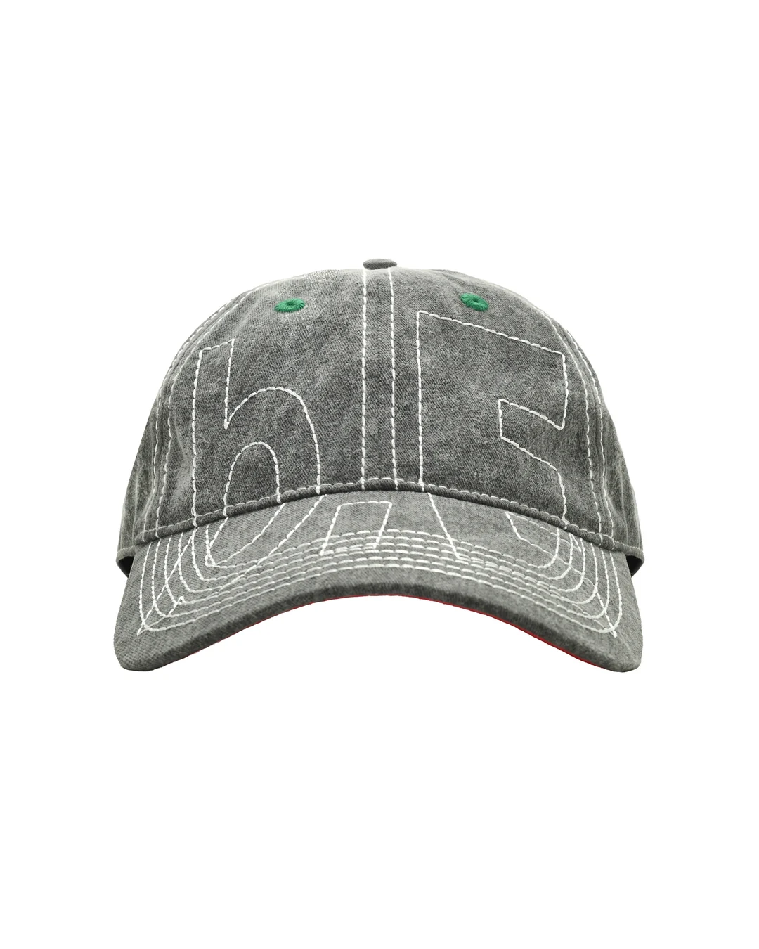 b.Eautiful Vapor Low Profile Hat - Washed Black/White