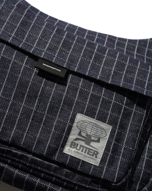 BUTTER GOODS Crossbody Bag - Grid Denim