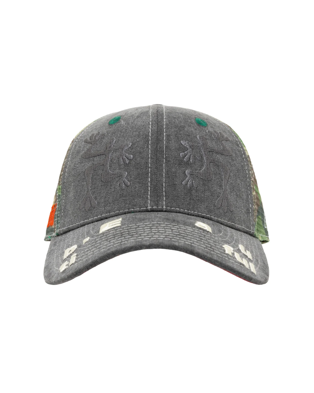 b.Eautiful Biyu Trucker Hat - Washed Black/Army Camo
