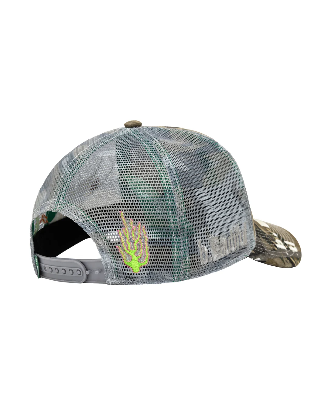 b.Eautiful Biyu Trucker Hat - Peak Camo/Grey Camo