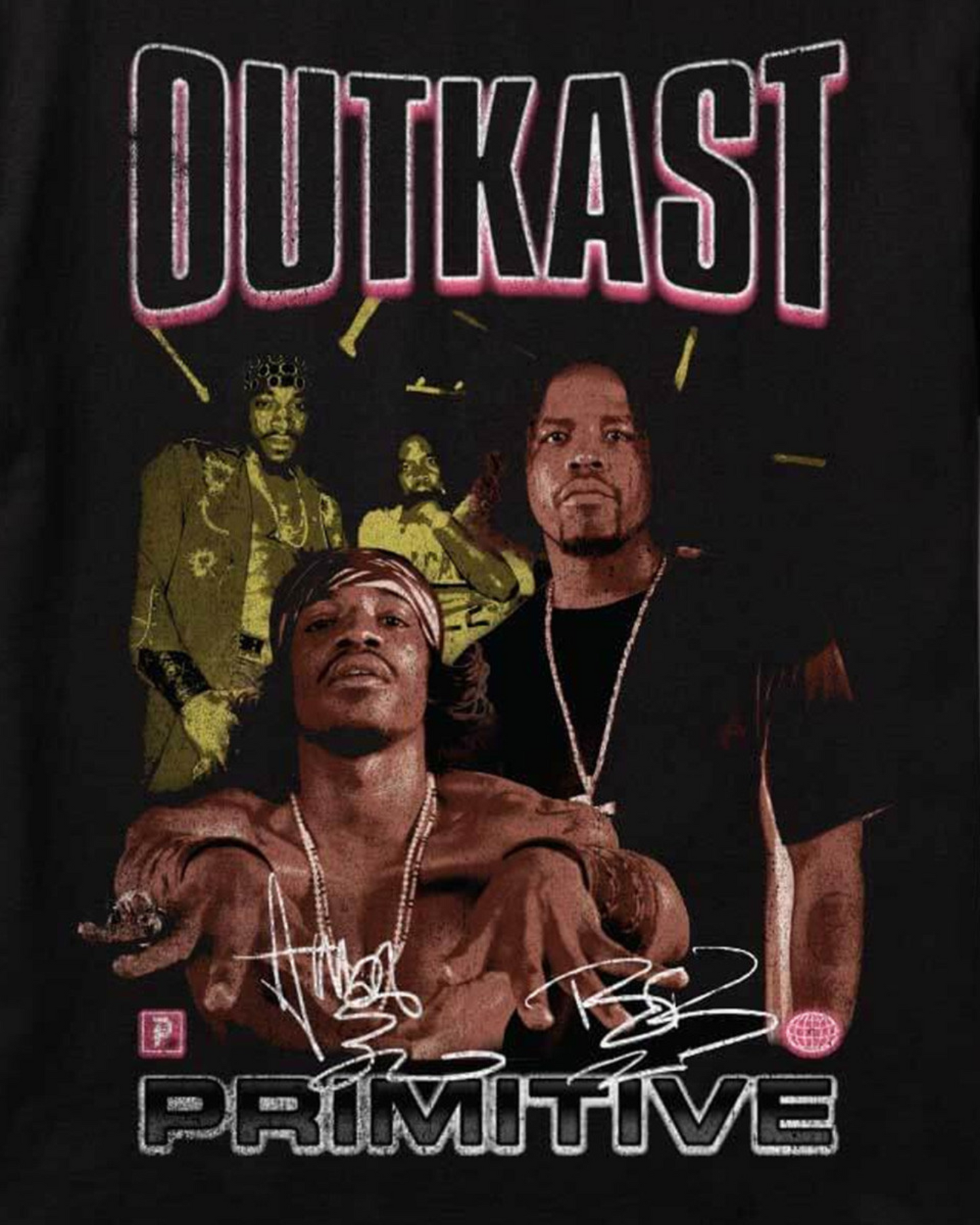 PRIMITIVE x OUTKAST Headline Tee - Black
