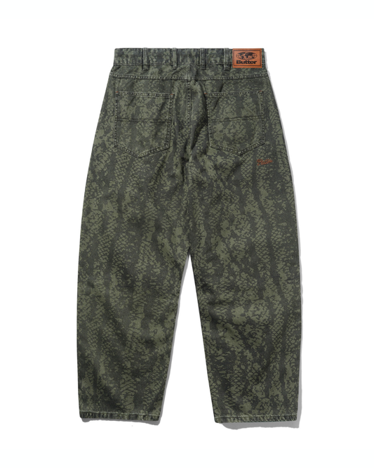 BUTTER GOODS Garage Denim Jeans - Lowland Camo