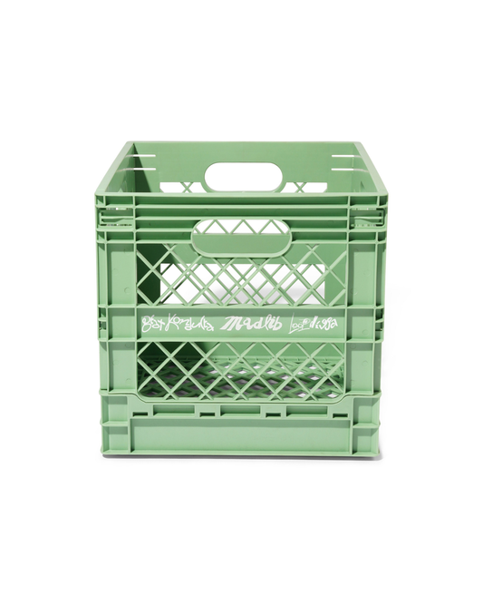 BUTTER GOODS x MADLIB Collapsable Record Crate - Sage