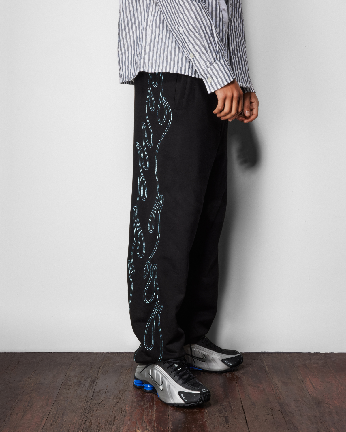 BUTTER GOODS Flame Fleece Pants - Black
